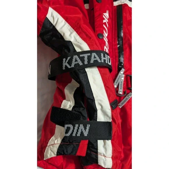 Katahdin Gear Knife Edge Snowmobile Jacket Men's L Red White Thermore Insulated - Picture 4 of 9